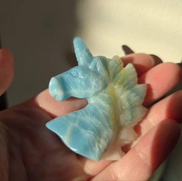 Asian Amazonite Unicorn - Picture 1 of 9